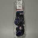 For Bare Feet Mens NFL New England Patriots Black Rave Crew Sock Large