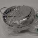 Kerilyn Deep Fryer Pot, 9.4 Inch/3.4 L Janpanese Style Tempura Frying Pot with Lid, 304 Stainless Steel with Temperature Control and Oil Drip Drainer Rack, for Kitchen French Fries, Chicken etc