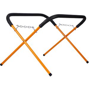 2 Pack Portable Workbench Folding Work Stand, 1,000 Pound Capacity Foldable Work Table, Heavy-Duty Bumper Stand for Garage and Shop