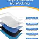 MaxGear Dry Erase Board with Paper Adhesive Magnetic White Board Sticker, 36x24 Easy to Write and Clean Magnetic Board for Office, Home, with Marker, Eraser