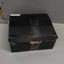 EFI Fuel Pressure Regulator Kit with Bypass Return 0-100psi Pressure Gauge AN6-6AN Fuel Line Hose Fitting Connectors Kit Adjustable Universal Aluminum (black)