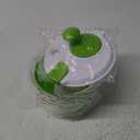 Salad Spinner, Fruit and Vegetable Washer, Spin and Dry Salad Greens, 3 QT Lettuce Spinner with Bowl and Mesh Basket