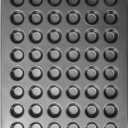 1-Piece 48 Cup Steel Muffin Pan  Non-Stick Mini Cupcake Pan, Bakeware Mini Muffin Tin, Dishwasher Safe(Round)