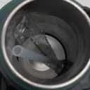 BJPKPK Half Gallon Insulated Water Bottles with Straw Lid, 64oz Large Water Jug, Stainless Steel Bottles with 3 Lids and Paracord Handle, Thermo for Hot & Cold Liquid, Army Green