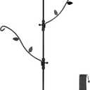 Deck Bird Feeder with Multi-Hooks and Adjustable Branches for Porch