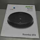 iRobot Roomba 694 Robot Vacuum-Wi-Fi Connectivity, Personalized Cleaning Recommendations, Works with Alexa, Good for Pet Hair, Carpets, Hard Floors, Self-Charging