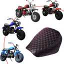 Red Retro Design Mini bike Seat for Massimo TrailMaster Hurricane MB200 MB200-2, for Baja Warrior WR65, Mini Baja, Baja heat Carbon 6.5 196cc HT65 MB165 Trail bike Cushion Replacement parts