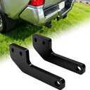 Rear Tow Hooks Kit, Rear Recovery Points for 2024 2025 Toyota Tacoma | 2PCS Steel Construction Recovery Points Hooks, Black Tow Hook