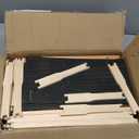 BeeCastle Heavy Wax Coated Langstroth Unassembled Deep/Brood Box with Frames and Beeswax Coated Foundation Sheet (8 Frame)
