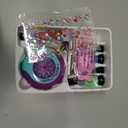 BATTOP Kids Nail Art Kit for Girls Ages 7-12 with Nail Dryer & 2 in 1 Water Based Nail Polish Pen & 3D Decoration & Sticker and Nail Flier - Idea Birthday Gifts for Girls 7 8 9 10 11 12