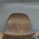 wOod-it Dining Chairs Set of 4, Pre Assembled Suede Fabric Brown Chair Set Upolstered with Metal Legs Mid Century Modern for Dining Room, Kitchen, 20.5" D x 15.7" W x 33.9" H