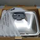 SIBAYS 4Gal/15L Large Dog Water Fountain, Stainless Steel Pet Fountain with Water Window & LED Light, Ultra Quiet Automatic Dog Water Bowl Dispenser for Large Dogs & Multi-pet, Easy to Clean FS76