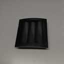 Vent Systems 4'' Inch Black Air Vent Cover, Dryer Vents and Bathroom Exhaust Vent Pipe, Louvered Outdoor Dryer Vent Cover Opening Flap Vent, Keeps Out Insects, Birds and Rodents