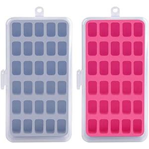 Bobbin Holder Storage Case Sewing Box Thread Organizer Holds 60pcs Bobbins for Brother Sewing Machine- 2pack(Box Only)