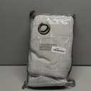 100% Blackout Curtains for Living Room 84 Inch Length 2 Panels Set, Thermal Insulated Light Blocking Boho Faux Linen Window Curtains for Bedroom, Bronze Grommet, Each 52" Wide, Light Grey