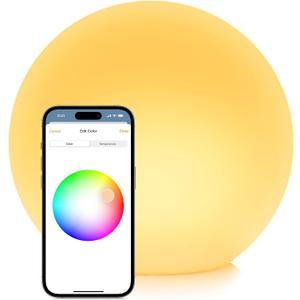 Eve Flare - Portable Smart LED Lamp with Apple HomeKit Technology, IP65 Water Resistance and Wireless Charging, Bluetooth & Thread