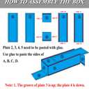 Domino Molds for Epoxy Resin Box, Domino Resin Mold Set for Casting, Storage Box Mould for DIY Epoxy Crafts Making Tool