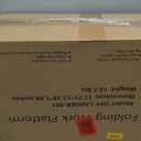 Folding Step Platform with Adjustable Height 14–20in – Lightweight Adjustable Ladder with Carry Strap, 600lb Load, Non-Slip Feet, Collapsible Step Stool Design for Home Projects and Car Cleaning