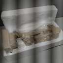 fazhongfa Thinker Statue - Silence is Gold Modern Decor Creative Abstract Art Figurine Resin Sculptures Decoration Room Home Study Office for Men Desktop Ornament (Sandstone)