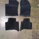 4 Piece Car Floor Mats, Black