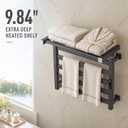 Heated Towel Rack Wall Mounted,Electric Towel Warmer for Bathroom