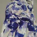 STYLEWORD Women's Summer 2025 Maxi Dress Floral Halter Neck Sexy Party Wedding Guest Long Formal Dress size XL