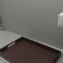 Modern 17.5"x12" Rectangle Brown Snake Faux Leather Decorative Tray Serving Tray with Handles Ottoman Coffee Table Dresser Living Room Kitchen Tray by Home Redefined for All Occasion's.