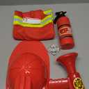 Melissa & Doug Fire Chief Role Play Costume Dress-Up Set, Pretend Play Firefighter Outfit with Realistic Accessories for Kids and Toddlers Ages 3+