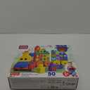 MEGA BLOKS First Builders Toddler Building Blocks Toy Set, ABC Musical Train with 50 Pieces, Music and Sounds, Ages 1+ Years