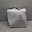 White Cake Stand, 10 Inch Cake Stands for Tea Party, Round Dessert Stand for 8 Inch Cake, Small Cake Plate Cupcake Stand for Dessert Table Display, Ruffle Trim