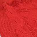 Mr. Pen - Small Christmas Tree Skirt, 24", Red Knitted Christmas Skirt Tree