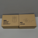 Veise Fingerprint Door Lock with 2 Lever Handles - Keyless Entry Door Lock, Electronic Keypad Deadbolt, Digital Smart Code & Front Handle Sets, Auto-Locking, Easy Installation, Matte Black