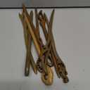 Chuangdi 8 Pieces Wooden Hair Sticks Japanese Hair Chopstick for Women Bun Maker, Chinese Chopstick Hairpin for Women Handmade Chignon Maker Accessories(Classic Pattern)