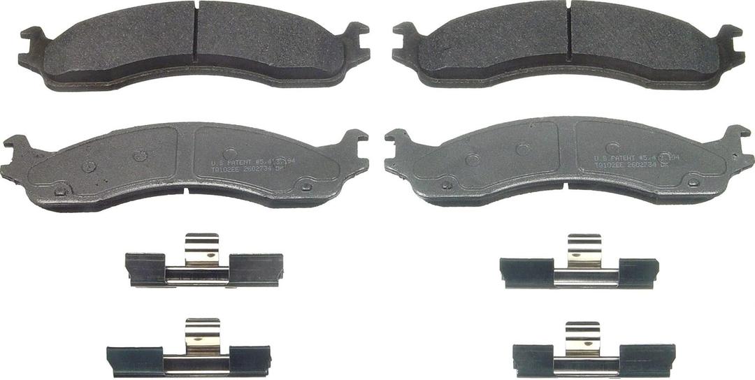 Wagner Brake ThermoQuiet MX655 Semi-Metallic Disc Brake Pad Set