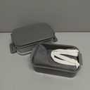 Adults Bento Box with Insulated Lunch Bag, 74oz Capacity 3 Stackable Leak-Proof Bento Box Built-In Utensil and Sauce, PFAS & BPA-Free, Microwave & Dishwasher Safe (Dusk Gray)