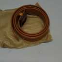 KEMISANT Men Belt-Genuine Leather Belt for Men Dress Casual Golf Jeans 1 3/8"(orange brown,38"-40" Waist Adjustable)