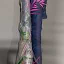 Tiger Peel and Stick Jungle Animal Wallpaper, Blue, 17.5" x 393" Vinyl Wallpaper, Waterproof, Self-Adhesive