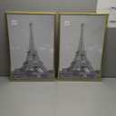 upsimples 16x24 Picture Frame Gold 3 Pack, Scratch-Proof Poster Frames 16 x 24 for Photo Gallery - Slide-In Strips, Horizontal or Vertical Wall Mounting