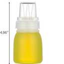 2 x 6 pack 3-Hole Nozzle Plastic Squeeze Bottles for Sauces, Condiment Squeeze Bottles with Caps, Small Salad Dressing Bottle, Ketchup Bottles Squeeze – 6oz