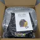 Elevoke Space Heaters for Indoor Use, 1500W PTC Electric Heater with 90Adjustable Angle, Fast Safety Heat, Small Portable Heater for Office Home(Silver)