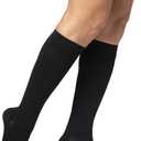 DYNAVEN by Sigvaris Women's Compression Calf-High Socks 20-30mmHg Weight - Closed Toe Design for Everyday Support - Medium Long - Black