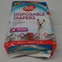 Simple Solution Female Dog Diapers  Disposable Diapers for Potty Training, Incontinence, and Heat Cycle Protection  Leak-Proof Fit for Small Dogs, 1219 Inch Waist  30 Count