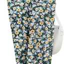 KUOTAI Womens Casual Elastic High Waist Wide Leg Pants Summer Flowy Beach Palazzo Trousers with Pockets (L)