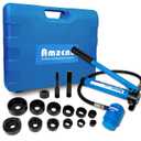 8 Ton Hydraulic Knockout Punch Kit, 1/2-2 Inch, 6 Dies