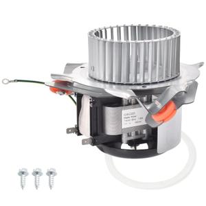 Furnace Draft Inducer Motor HC21ZE122 HC21ZE122A Compatible with Carrier, Bryant, Payne, and Day & Night Furnaces Models Exhaust Venter Motor Including Blower Wheel and Mounting Bracket