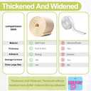 Baby Proofing Wall Corner Protector,Edge Guard Corner Protector,6.56ft Thinken Soft Corner Protectors Pre-Taped Soft Rubber Foam Edge Cushion for Furniture (Brown-L, 6.56Ft x 7.8" W x 0.47" Th)