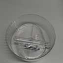 Silent Hamster Exercise Wheel,8.3 Inch Quiet Spinner Hamster Running Wheel,Silent Wheels with Anti-Skid & Adjustable Stand for Gerbils, Mice, or Other Small Pets,Transparent