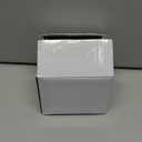 Small Ceramic Jar with Lid, Coffee Container Kitchen Food Storage Jars for Spice Sugar Candy Matcha, Mini Kitchen Spice Jars for Counter, Home, Pantry - White & 5 fl.oz