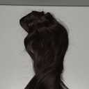 Dark Brown Hair Extensions Long Layered Clip in Hair Extensions 20 Inch Hair Extension for Women Daily Use