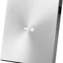 ASUS ZenDrive Silver 13mm External 8X DVD/ Burner Drive +/-RW with M-Disc Support, Compatible with both Mac & Windows and Nero BackItUp for Android devices (USB 2.0 & Type-C cables included)